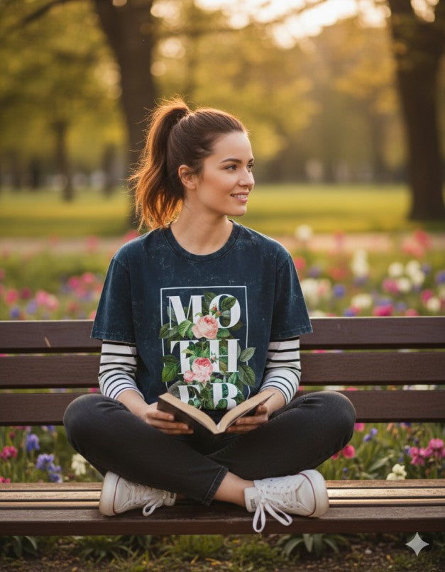 Women Acid Washed Oversized Tee