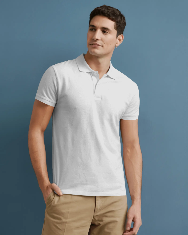 Men Solid Polo