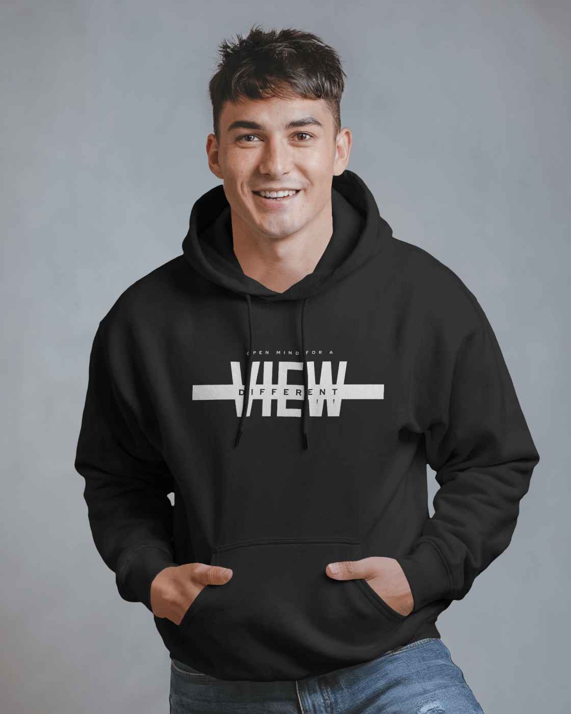 Men Minimal Hoodie