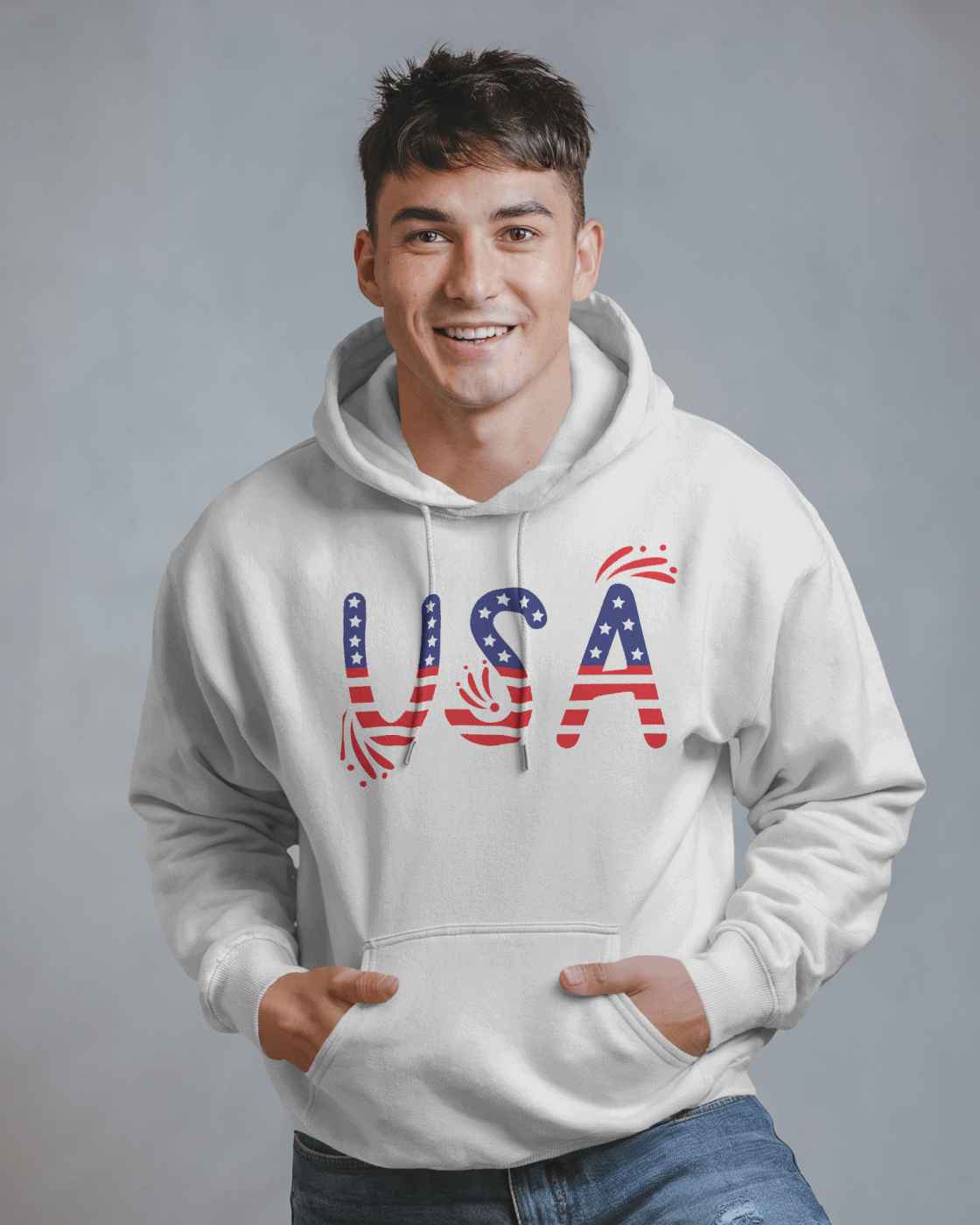 Men Minimal Hoodie