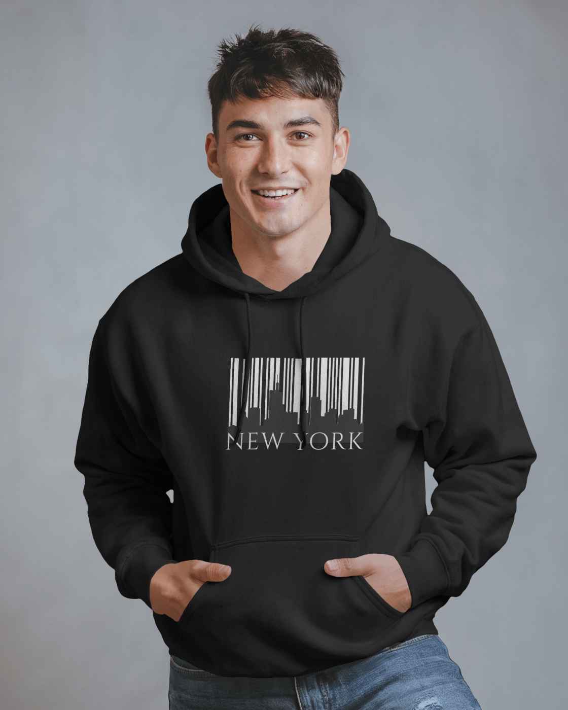 Men Minimal Hoodie
