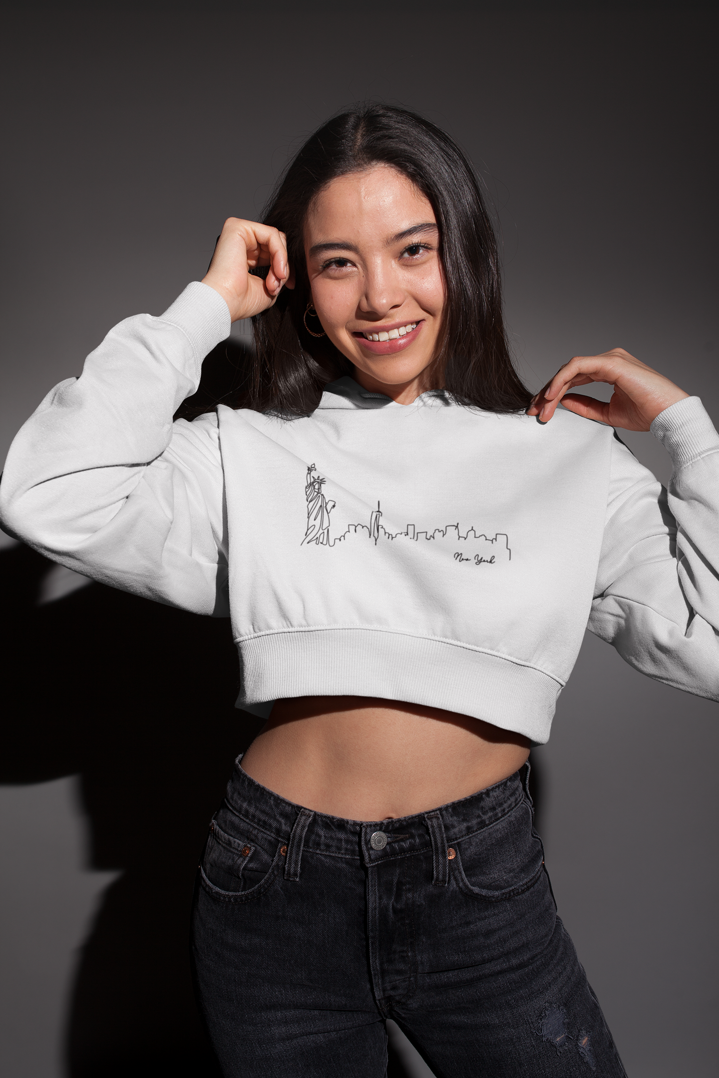 Female Cropped Hoodie