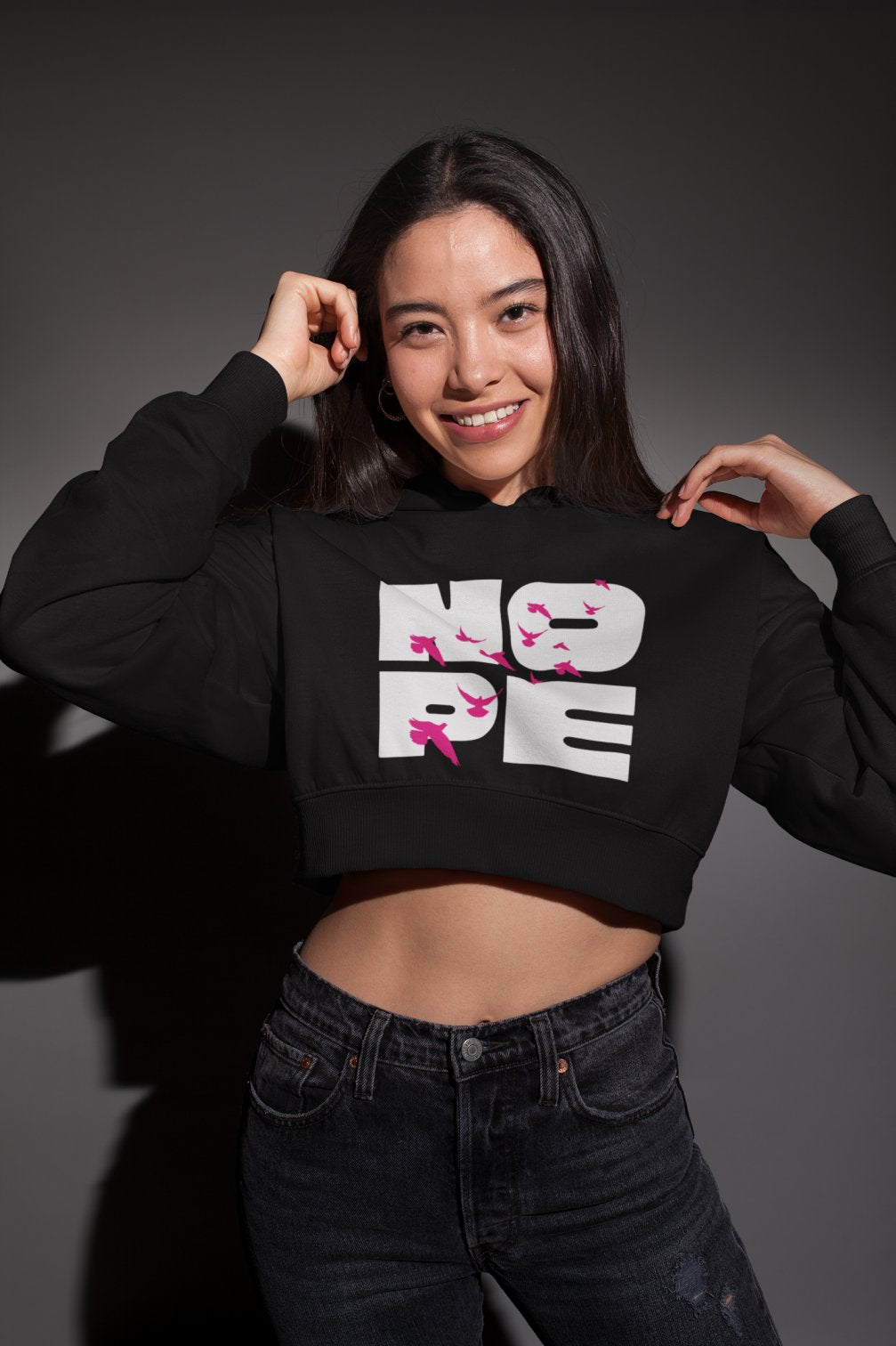 Female Cropped Hoodie