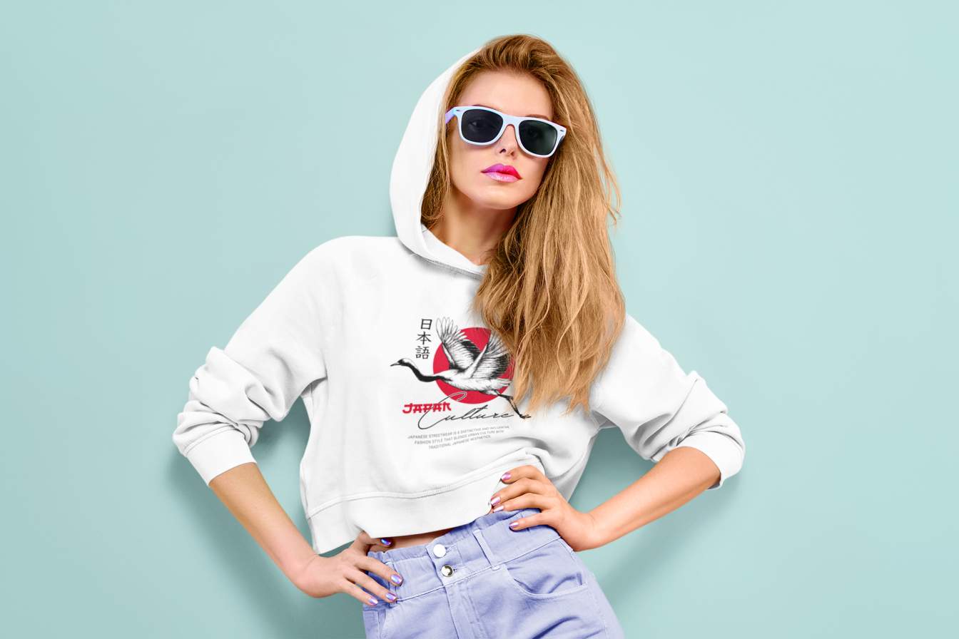 Female Cropped Hoodie