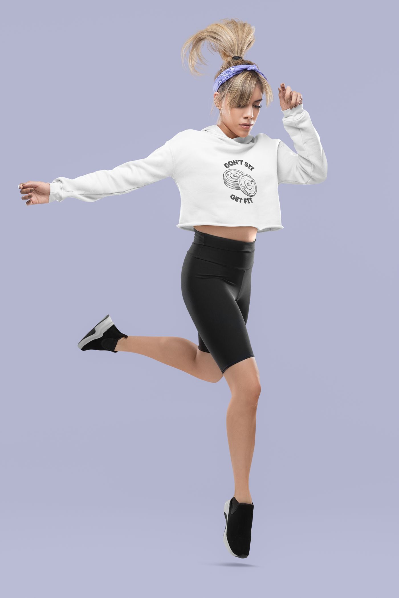 Women Cropped Hoodie