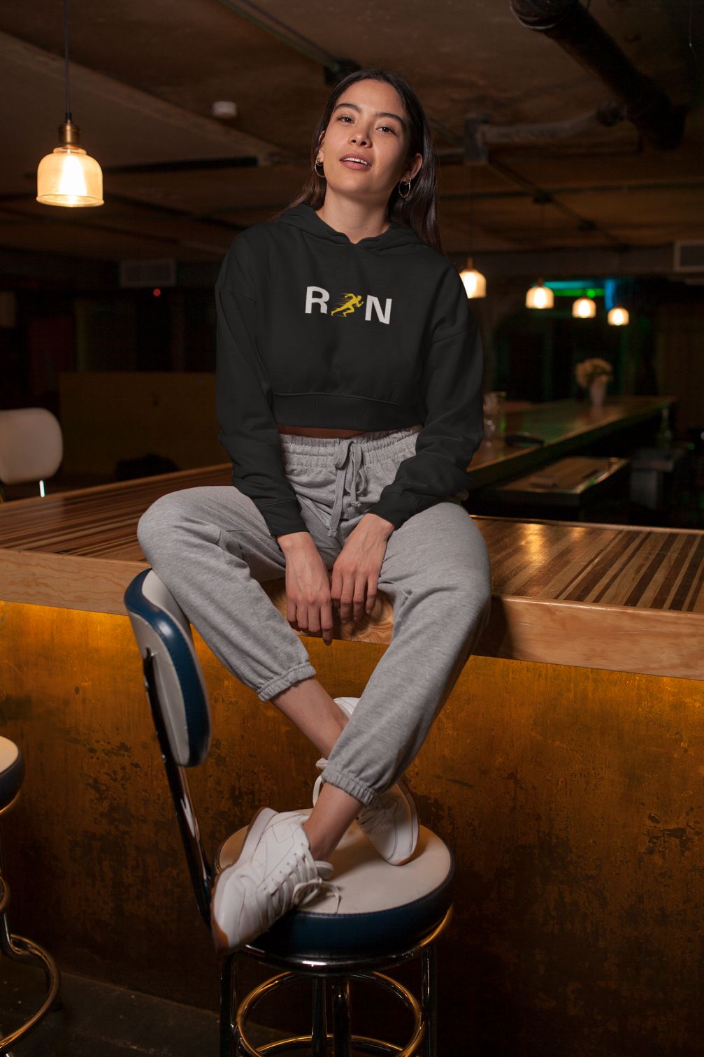 Female Cropped Hoodie