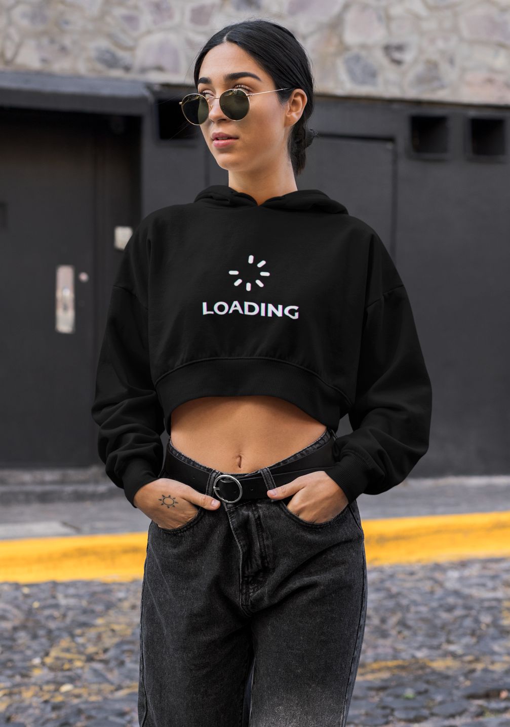 Female Cropped Hoodie