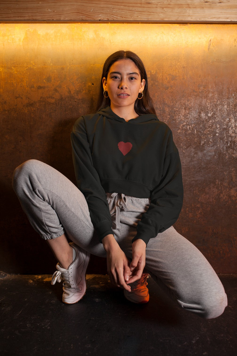 Female Cropped Hoodie