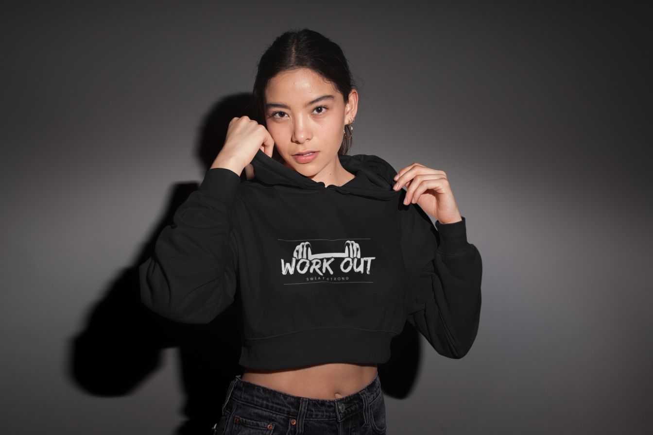 Women Cropped Hoodie
