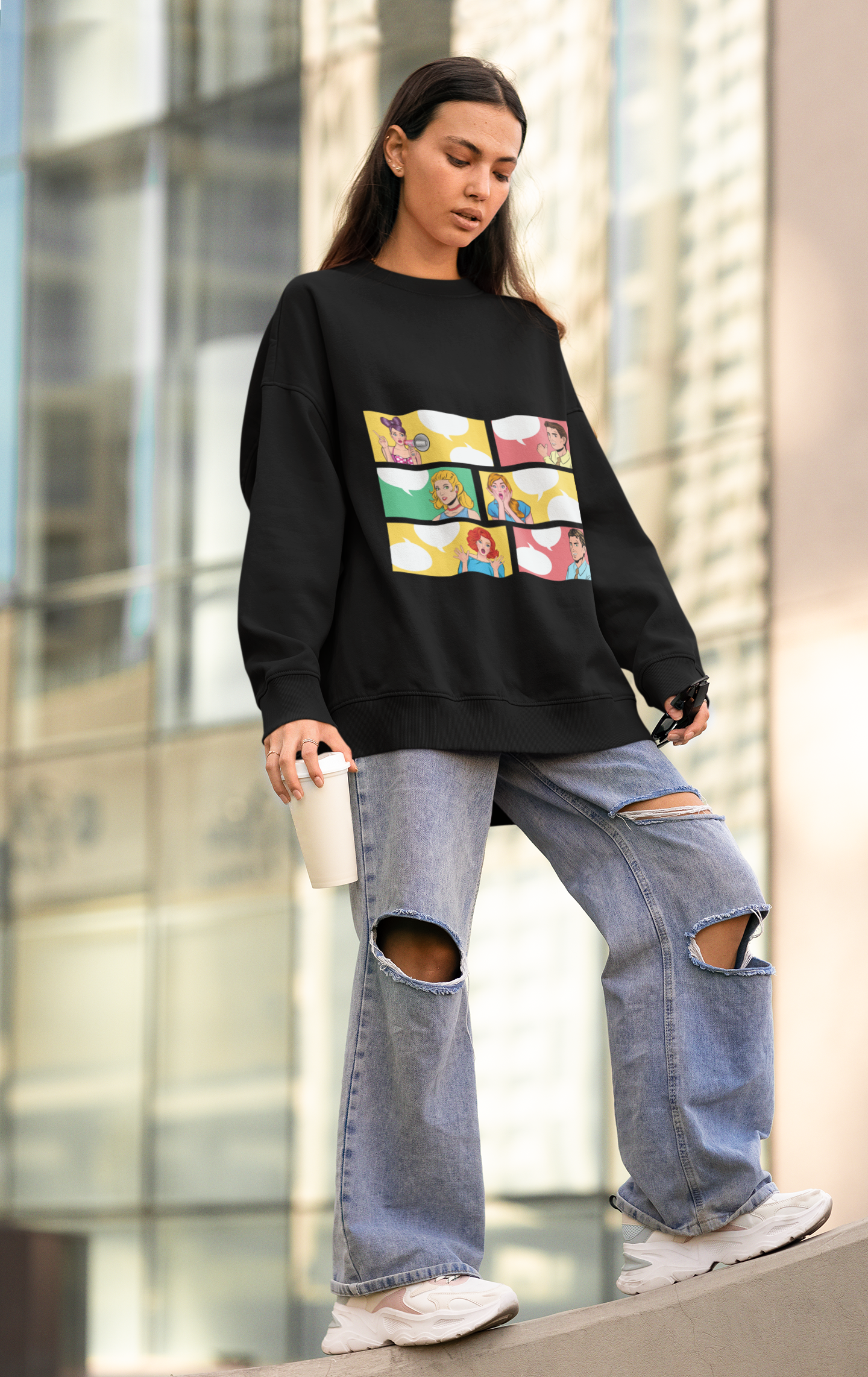 Women Oversized Sweatshirt