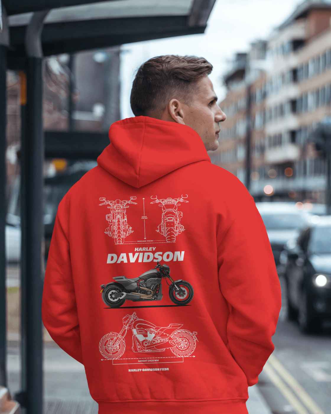 Men Bike Hoodie