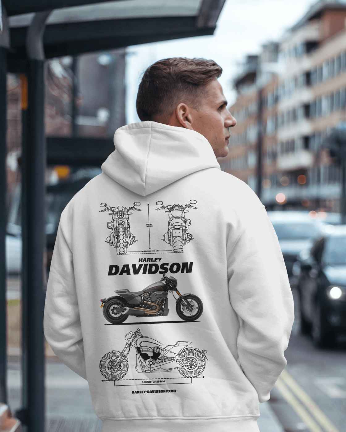 Men Bike Hoodie
