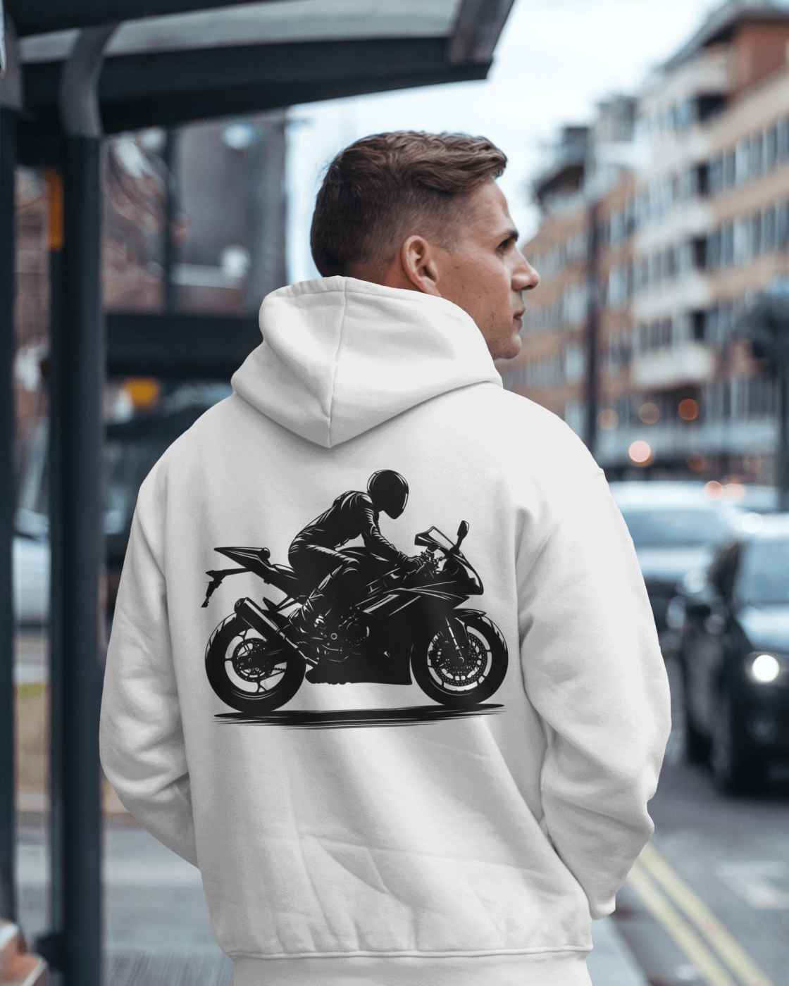 Men Bike Hoodie