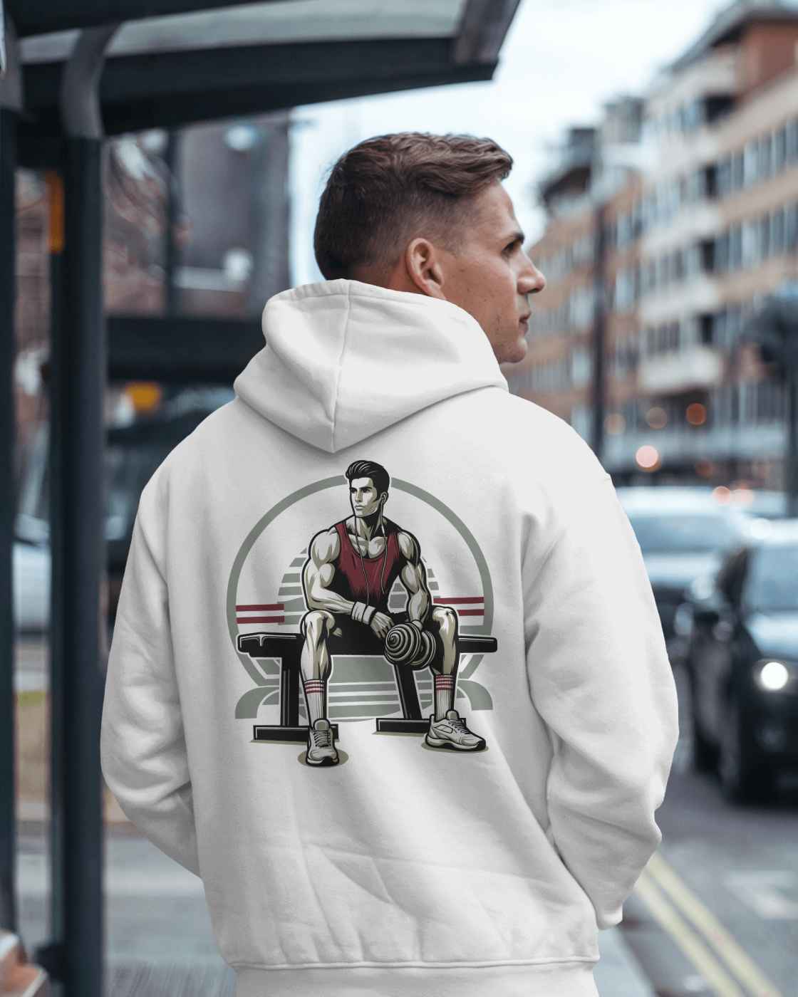 Men WOrkout Hoodie