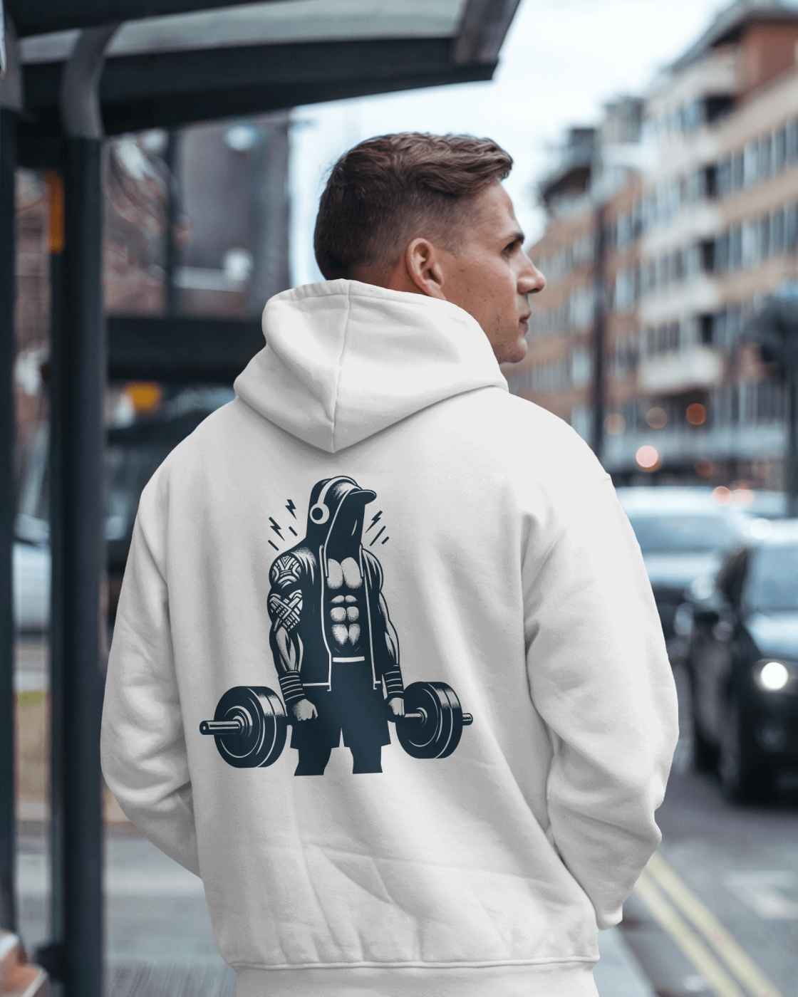 Men Typo Hoodie