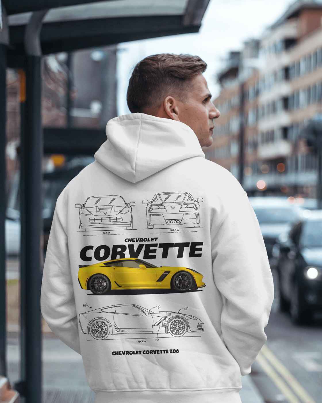 Men Car Hoodie